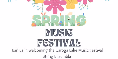 Caroga Lake Music Festival Spring Concert - Free!