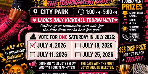Hagerstown Lady\u2019s Kickball Tournament 