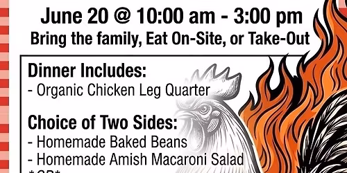 Organic Chicken BBQ Dinner - Farm to Table Experience