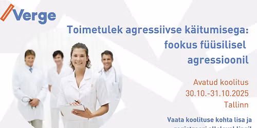 GRUPP ON T\u00c4ITUNUD!Toimetulek agressiivse k\u00e4itumisega: fookus f\u00fc\u00fcsilisel agressioonil-avatud koolitus