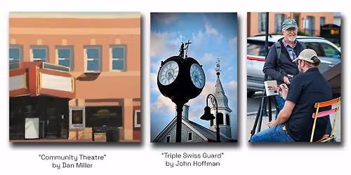 December Plein Air Fundraiser : Downtown Woodstock