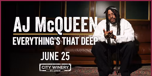 AJ McQueen at City Winery STL 
