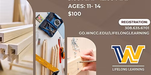 KIDS CAMP: Carpentry Camp-Repurposed Pallets