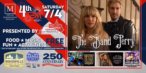 4th Fest SATURDAY, JULY 4th, 2026 - AMERICA250
