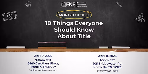 10 Things Everyone Should Know About Title- Franklin