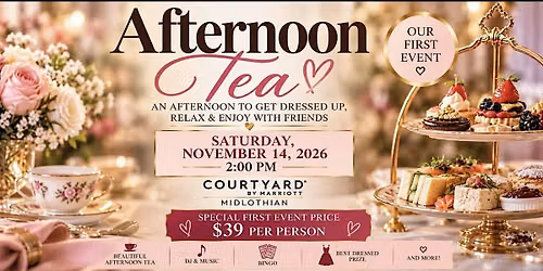 Afternoon Tea at Marriott Courtyard Midlothian