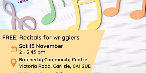 Recitals for wrigglers