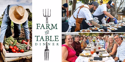 \ud83c\udf74McKinney Farmers Market 'Farm to Table Dinner' at Chestnut Square Heritage Village
