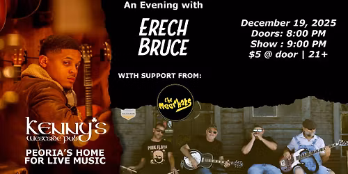 Erech Bruce Band wsg The Meerkats at Kenny's Westside