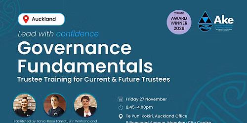 Governance Fundamentals - Trustee Training for Current & Future Trustees