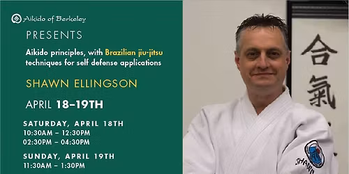 Aikido principles, with Brazilian jiu-jitsu techniques for self defense applications