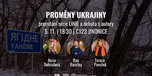 Prom\u011bny Ukrajiny: prom\u00edt\u00e1n\u00ed s\u00e9rie LINIE a debata s autory