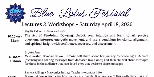 Blue Lotus Spiritual Festival - Interactive Q & A Hosted By Catherine Craven