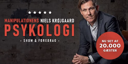 Manipulationens psykologi - Show og foredrag med Niels Kr\u00f8jgaard | Helsing\u00f8r