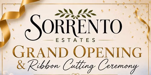 Sorrento Estates Ribbon Cutting Ceremony