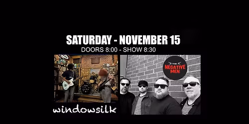 WINDOWSILK\/THE NEGATIVE MEN