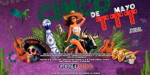 Celebrate Cinco de Mayo with us\u2014Tacos, Tequila, and Bulls!