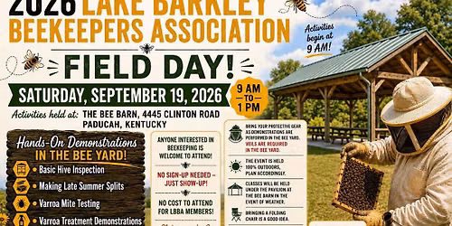 2026 LBBA Field Day at The Bee Barn