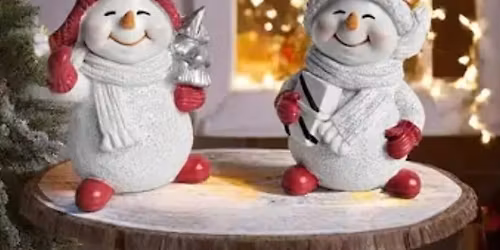 Ceramic snowman making with Debs - Hosted by the Friends of the Town Hall