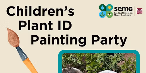 Children's Plant ID Painting Party