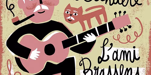 Herv\u00e9 Lech\u00e2ble chante L'ami Brassens