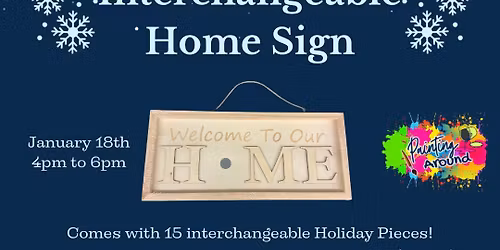 Interchangeable Home Sign