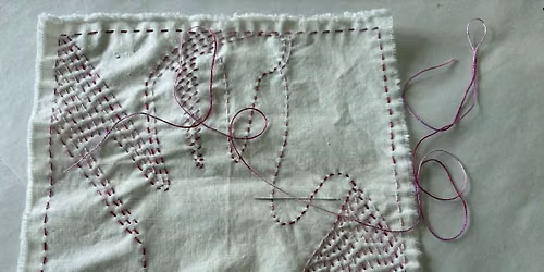 Beginning Hand Sewing: Running Stitch Flow