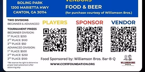 Cherokee County 911 Foundation Cornhole Tournament