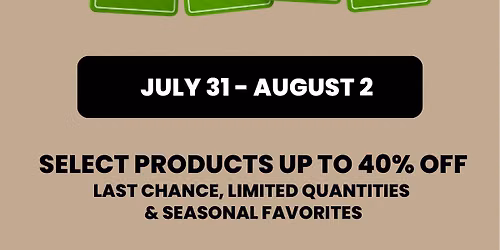 SIDEWALK SALE AT REFILLISM