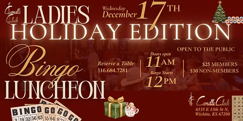Ladies Holiday Edition Bingo Luncheon