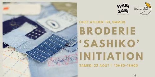 Atelier | Broderie "Sashiko" : initiation