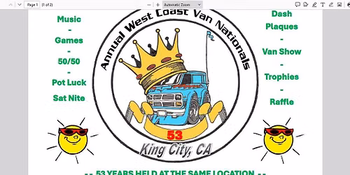 West Coast Van Nationals (King City)