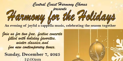 Harmony for the Holidays