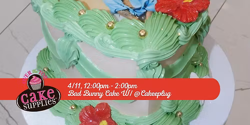 BAD BUNNY (INSPIRED) CAKE W\/ @CAKEEPLUG