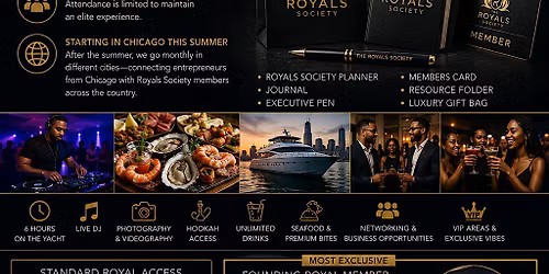 WELCOME TO THE ROYALS SOCIETY YACHT EXPERIENCE