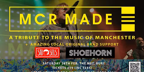 MCR Made Live at The Met - Plus Amazing Support from Sad Sells and Shoehorn