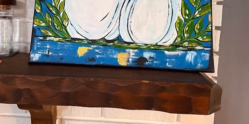 Autumn Blue Pumpkin: In-Person Acrylic Painting workshop