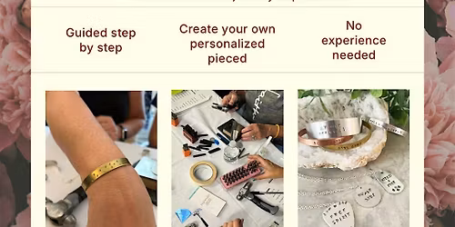 Metal Stamping Jewelry Workshop \u2013 Beginner friendly
