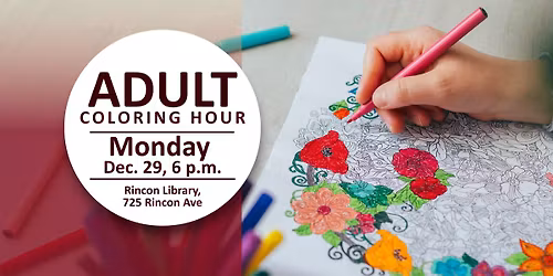 Adult Coloring Hour