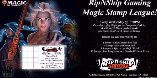 Magic The Gathering: Stamp Card League