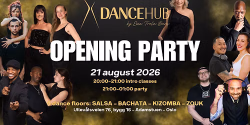OPENING PARTY - DANCE HUB by Ewa Trela Dans - Friday 21.08.2026