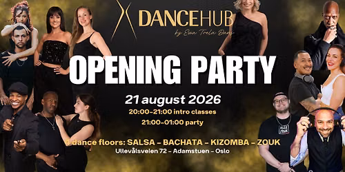 OPENING PARTY - DANCE HUB by Ewa Trela Dans - Friday 21.08.2026