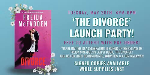 Release Day Party for Freida McFadden's "The Divorce" at Bobzbay Books
