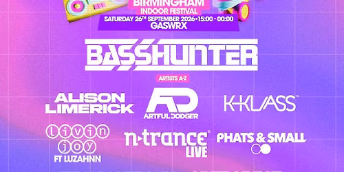 BASSHUNTER & MORE | Love the 90s Fest | GASWRX, Birmingham