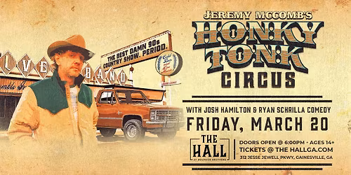 90's Country Night: The Honky Tonk Circus ft. Jeremy McComb