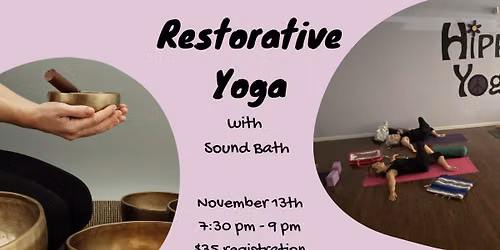 Restorative Yoga with Sound Bath