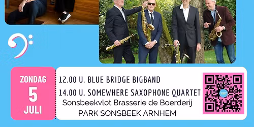 Sonsbeek Dubbel met Blue Bridge Bigband en Somewhere Saxophone Quartet