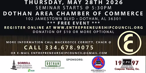 Entrepreneurship Council Presents Getting Licensed