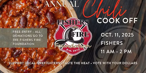 Annual Fishers Fire Foundation Chili Cook Off