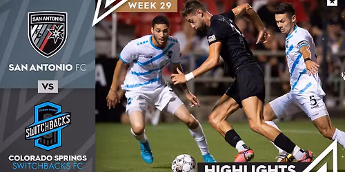 Colorado Springs Switchbacks FC at San Antonio FC
